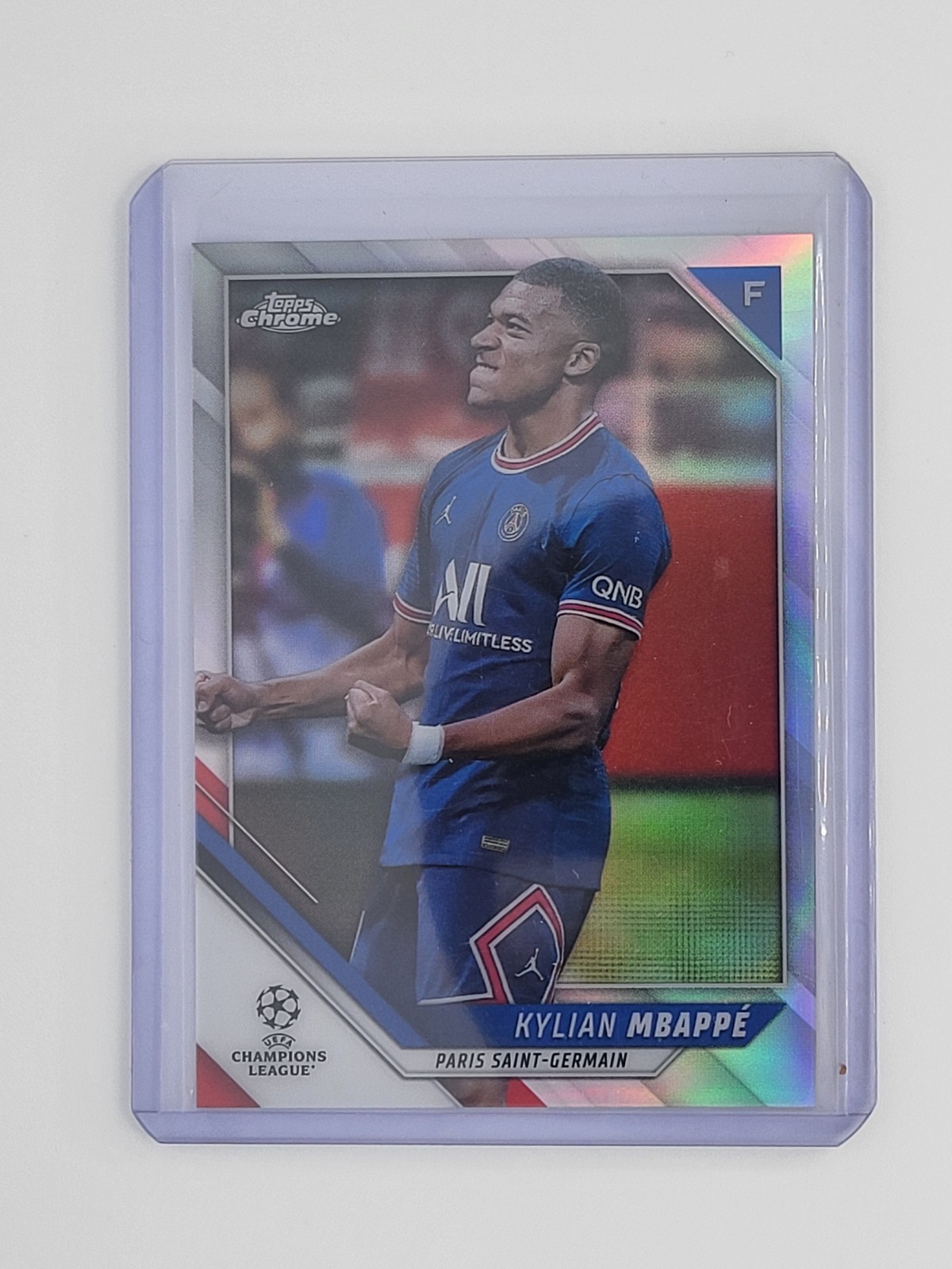 2021-22 Topps Chrome Uefa Champions League - Kylian Mbappe #1 Refractor