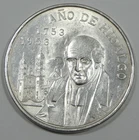 Photo of a 1953 Mexico 5 Pesos Silver from an eBay listing that sold on Jul 6, 2026
