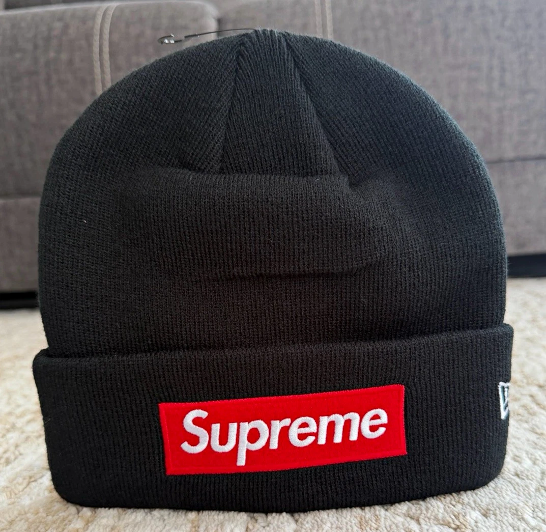 Supreme Beanie Black Hats for Men for sale | eBay