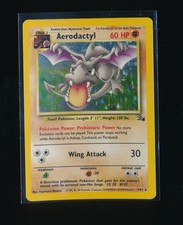AERODACTYL 1/62 FOSSIL HOLO RARE UNLIMITED 60HP ENGLISH 1999 POKEMON TCG B77 on eBay