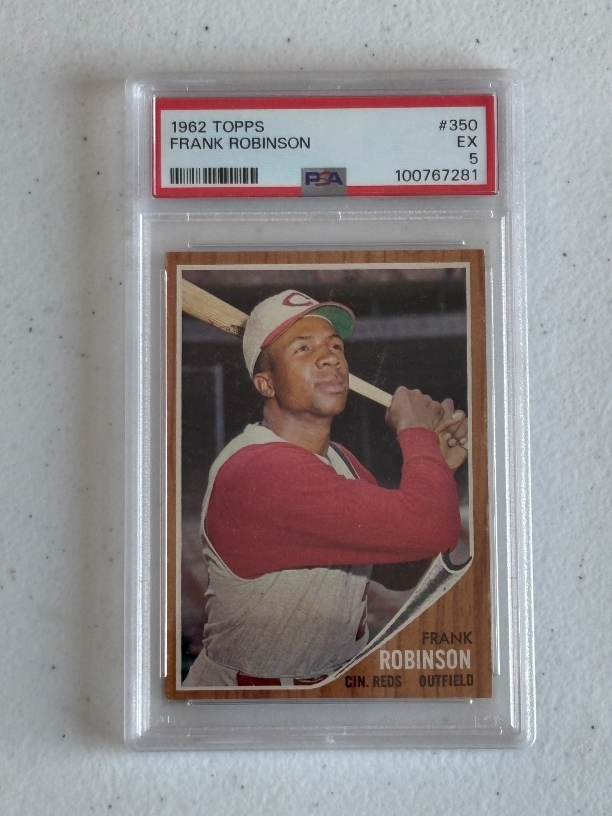 1962 Topps Frank Robinson #350 PSA Graded 5 Excellent
