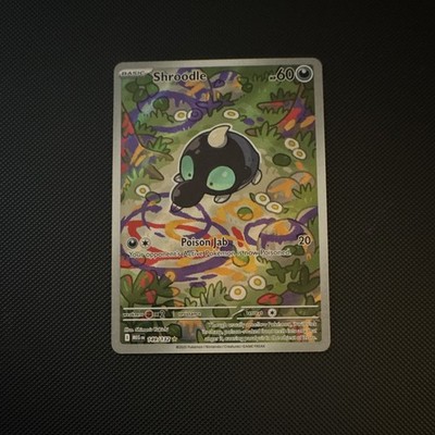 Pokemon SHROODLE 149/132 Illustration Rare Full Art Mega Evolution Set NM