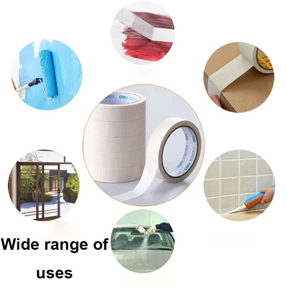 20M/50M Masking Tape Painting Crepe Paper 20mm 50mm Painting DIY Craft Bulk Sale