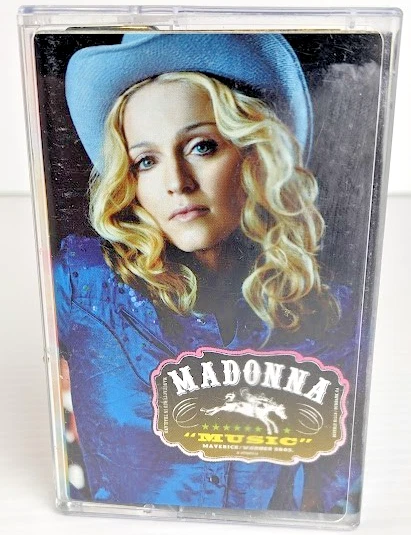 Madonna Music Cassette Tape Album Warner Maverick 2000. Rare Find (Thailand) - Image 2 of 4
