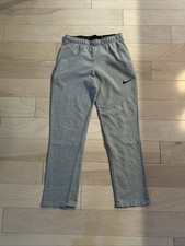Nike Dri-Fit Fleece Joggers Pants Mens Size Medium Light Gray M