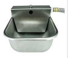 Nelson Rust Proof Stainless Steel Outdoor Automatic Dog Waterer Bowl Dispenser