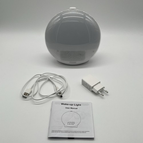 Foryond Tageslichtwecker Lichtwecker Sonnenaufgang Wecker Digital Wake Up Light - Bild 2 von 24