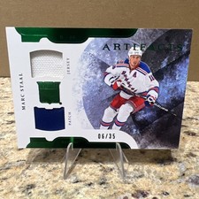 2011-12 Upper Deck Artifacts Marc Staal PATCH/JERSEY /35 New York Rangers