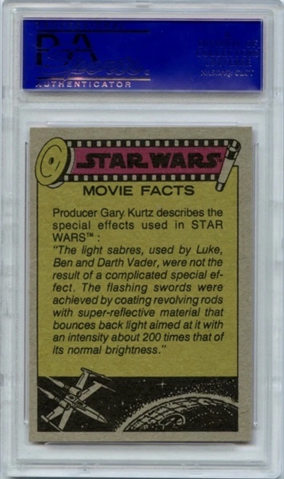 1977 Topps Star Wars #95 Sighting Artoo-Detoo! PSA 9 MINT Series 2 Red - Image 2 of 2