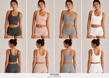 Women  s 2-Piece Tank Top  High-Waisted Shorts Set