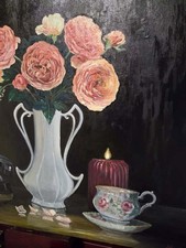 油画艺术装饰静物艺术绘画| eBay