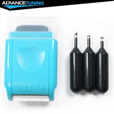 Identify Theft Protection ID Guard Wide Roller Stamp w/ 3 Ink Refill Colorful