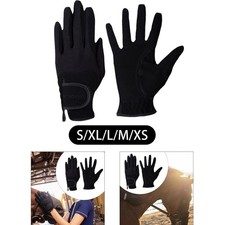 Horse Riding Gloves Mitts Hand Protection Lightweight Wear Resistant