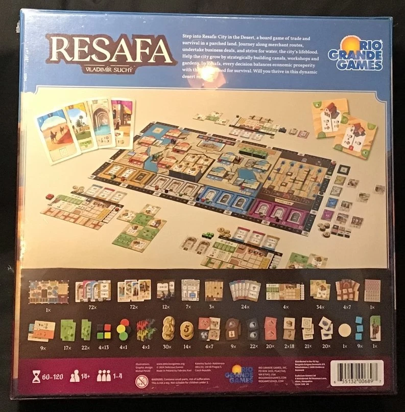 Resafa ~ Board Game ~ Rio Grande Games ~ New ~ OEJ - Image 2 of 3