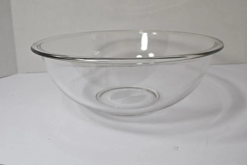 Pyrex Clear Glass Mixing Bowl #326 4L (4QT) Large Made In USA
