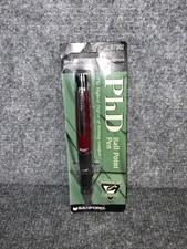 Sanford Black Cherry PhD Black Cherry Ball Point Pen #67302 NOS Vintage