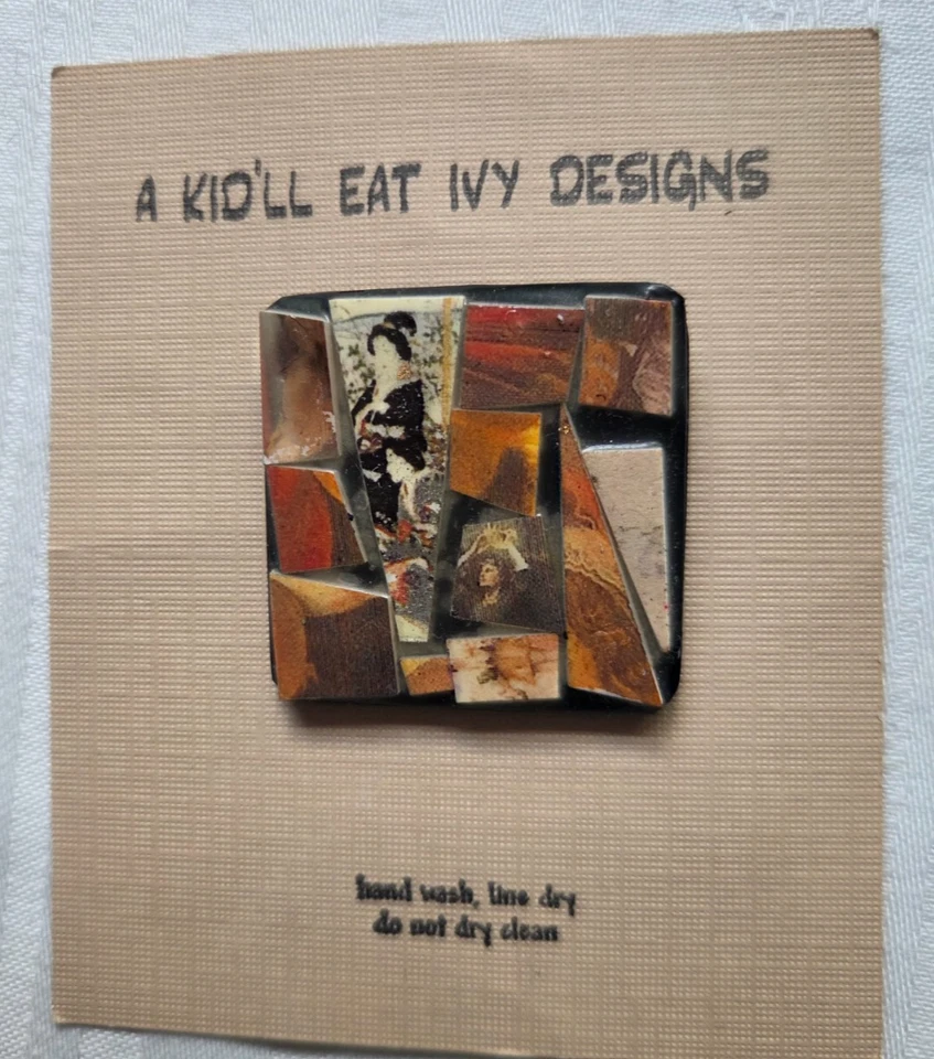 Lot of 3 Buttons A Kid'll Eat Ivy Designs - 3 Different Designs - Image 2 of 4