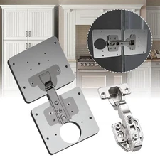 Hinge Repair Plate - For Cabinet Furniture Drawer Window Flat Stainles CW