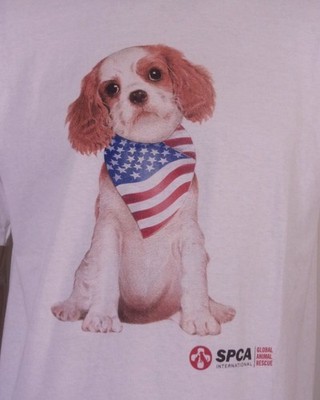 vintage 90s 00s Y2K SPCA International T-Shirt Dog Global Animal Rescue L