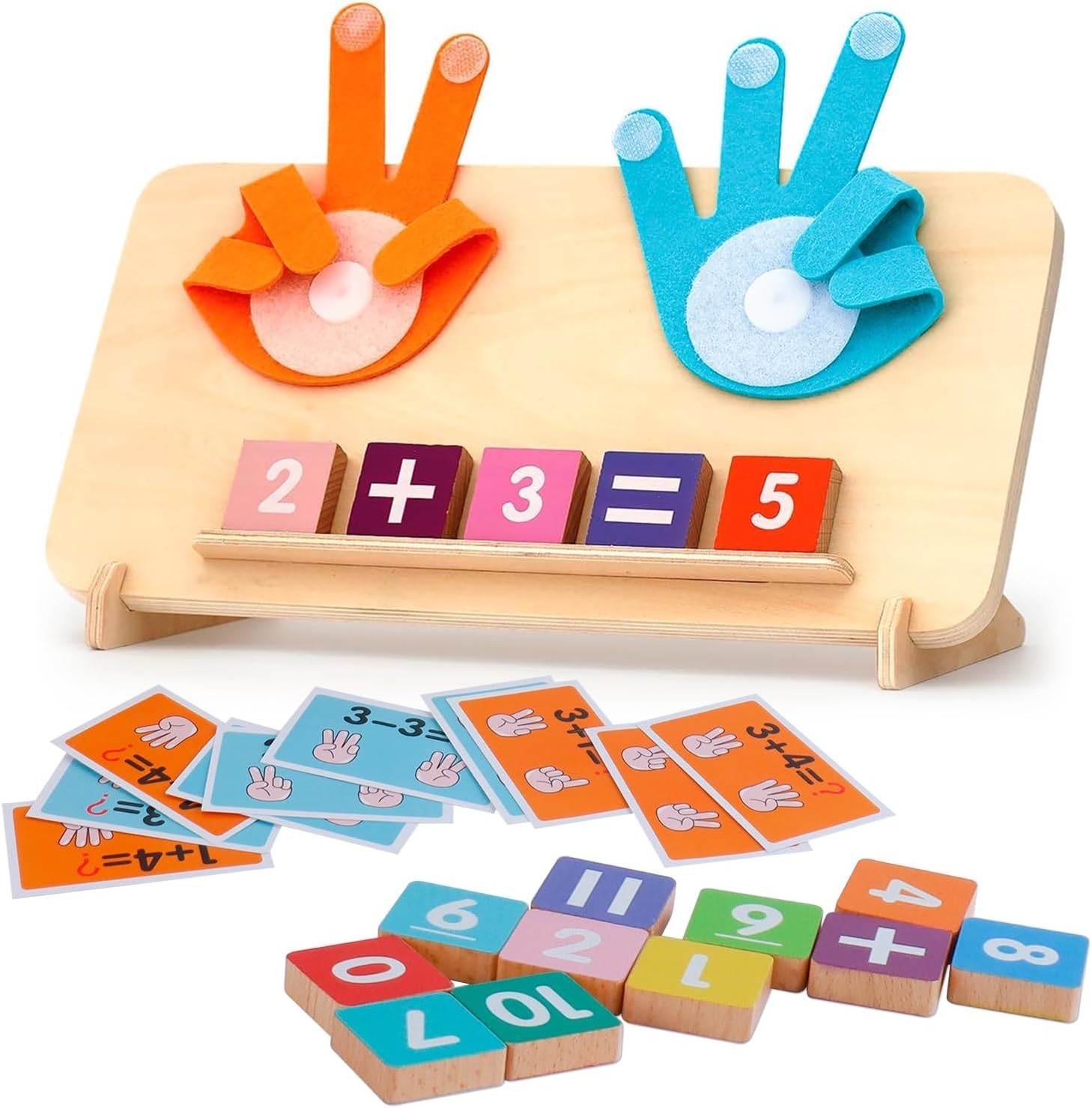 Preschool Learning Toys for Toddlers 3+ Years, Educational Number Counting Block