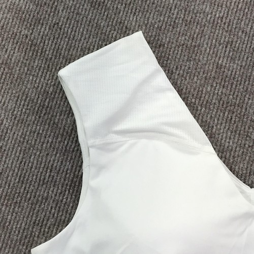Tommie Copper Sports Bra Womens XL White Copper Znergy Compression V-Neck Mesh - Picture 5 of 14