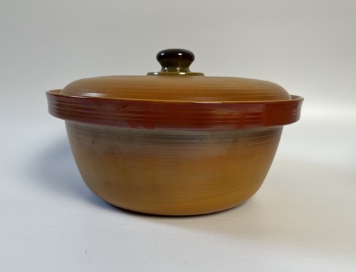 Vintage Arcopal Volcan Oven to Table French Rustic Casserole Dish with Lid 21cm - Picture 2 of 10