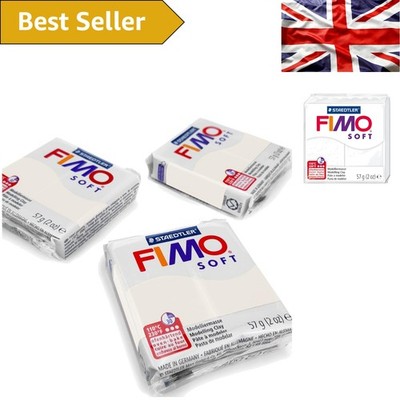 Creative Soft Polymer Modelliermasse Set - 3x57g weiß - ideal für Erwachsene