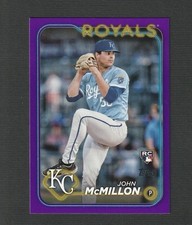 2024 Topps John McMillon Rookie Purple #571 Kansas City Royals