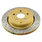 DBA HD 4000 Drilled Slotted Brake Rotor Single 325mm Front DBA42104XS