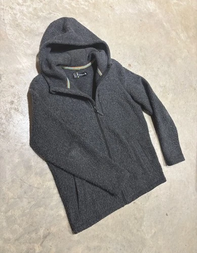 Men's SMARTWOOL Hudson Trail Fleece Hoodie [GRAY] [MEDIUM] - product listing photo