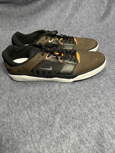 Nike SB Sneakers Ishod PRM Baroque Brown Black Skate Shoes FD1144-200 Men Sz 15