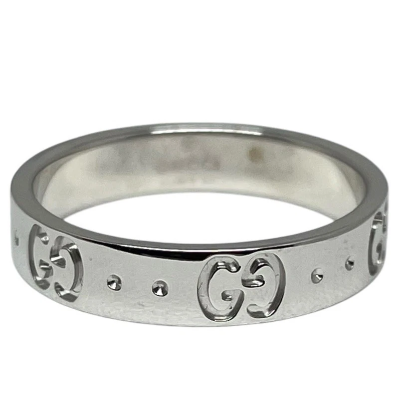 Bague Gucci Icône Or Blanc 750 Bijoux Femme Occasion avec boite et certificat