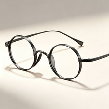 Ultralight Titanium Reading Glasses Retro Round Readers Unisex Eyeglasses Frames