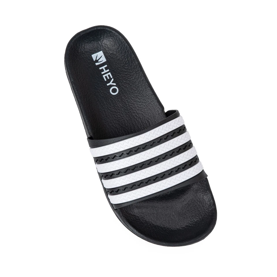 Herren Badelatschen Damen Badeschuhe Hauschuhe Pantoletten Badeschlappen - Bild 4 von 4