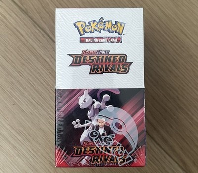 Pokemon Destined Rivals Half Booster Box (18 Packs) - NEU SEALED - FAST SHIP   