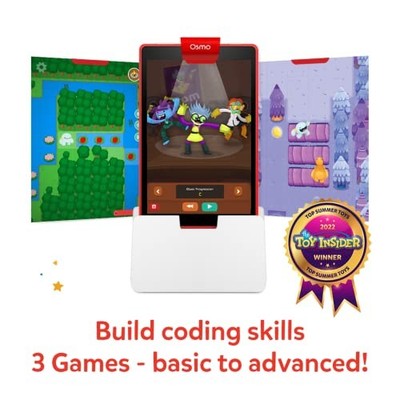 Osmo-Coding Starter Kit for Fire Tablet-3 Educational Learning Games Ages 5-10+