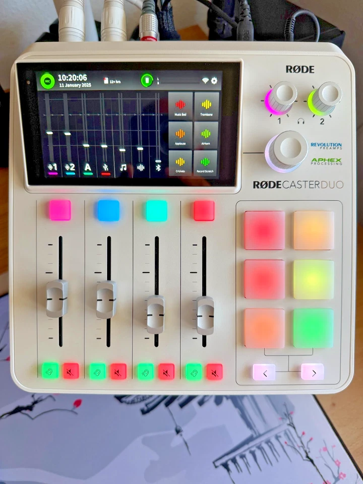 RØDECaster Duo + COVER - White, All-in-One Audio Production Solution - Bild 2 von 4