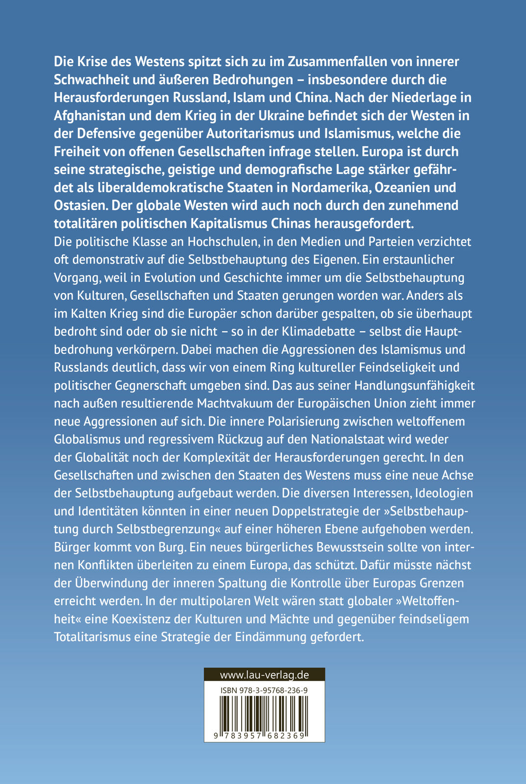 Thumbnail - Heinz Theisen / Selbstbehauptung
