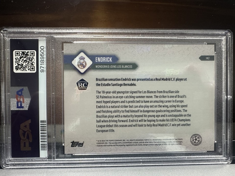 Carte Topps Now Living Set #715 - Endrick Rookie - Real Madrid 2024