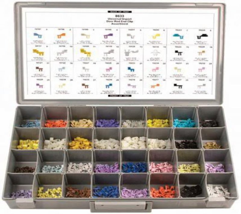 DISCO Import Door Rod End Clip Assortment 860 pieces 8633 eBay
