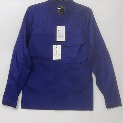 Nike NSW Sportswear Tech Pack Woven Jacket Blue CJ5157-590 Men Size X-Small New