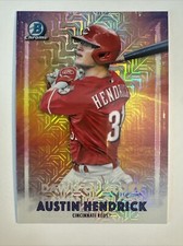 2021 Bowman Chrome Austin Hendrick Dawn of Glory Mojo Refractor #DG-15 Reds
