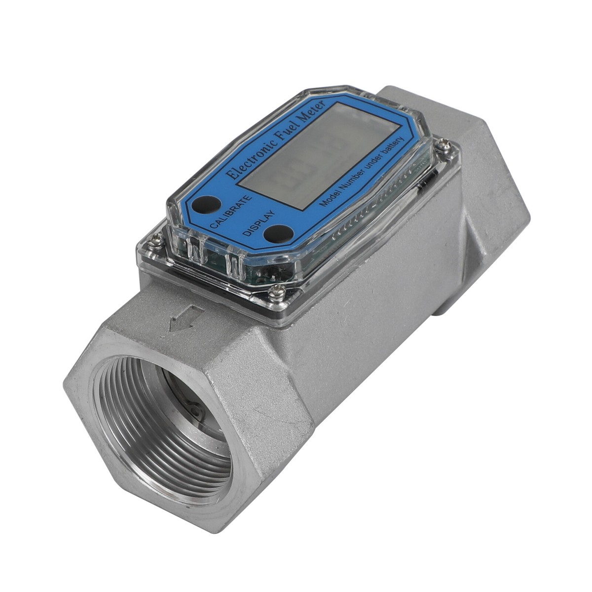 KATSU 4 Digitale Diesel Brandstofolie Stroom Meter Teller, Brandstofpomp Transfer Tank Marine Mechanische Debietmeter 3.5 Bar Nauwkeurigheid 1% 482133