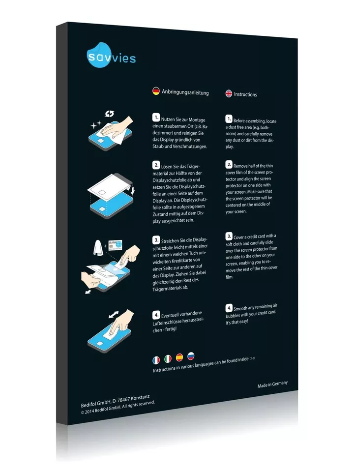 Apple iPad Mini 4 (Back), 6 x Transparent ULTRA Clear Screen Protector - Image 4 of 4