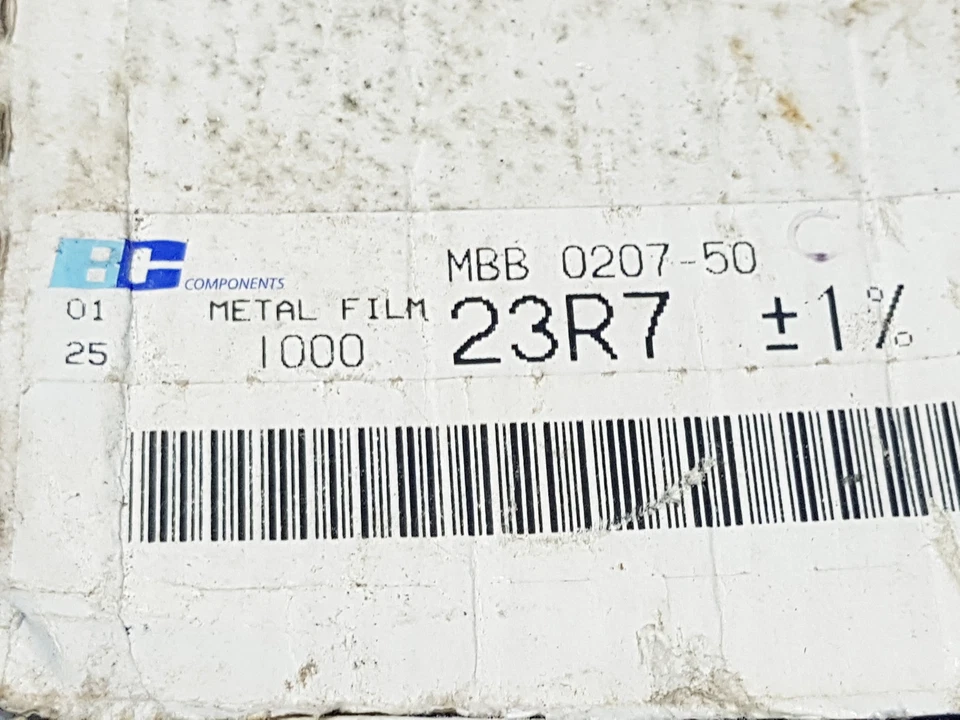 10 Stück MBB 0207-50 23R7 1% Toleranz Metallfilm Widerstände Inkl. MwSt - Image 4 of 4