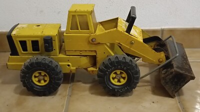 Tonka Radlader Kipper Frontlader Dumper 70er Blechspielzeug alt Mighty