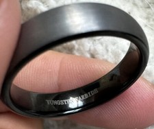 Tungsten Carbide Wedding Band Ring Brushed Silver Mens Jewelry Size 13