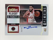 2023-24 Contenders Markquis Nowell Playoff Ticket Variation Auto RC #/99