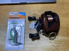 Quantum Probe fishing reel & fishing lure Korea (lot#15267)