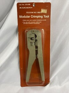 VTG Radio Shack ARCHER Modular Custom Cord Crimping Tool 279-388 Telephone Parts